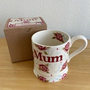 Emma Bridgewater "Mum” Roses Coffee Mug NIB
